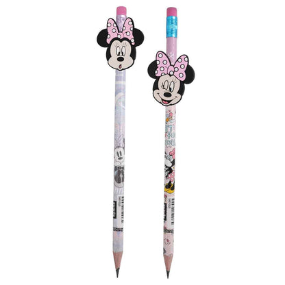 Minnie Mouse Figürlü Kurşun Kalem 2li Paket