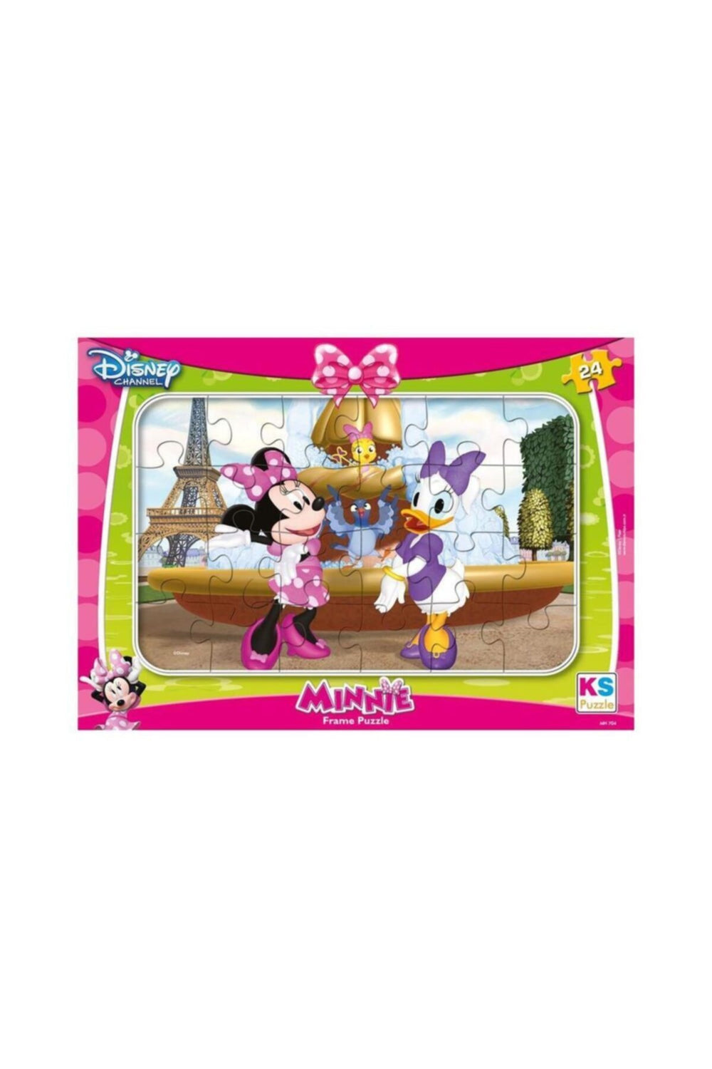 Minnie Mouse Frame Puzzle 24 Parça