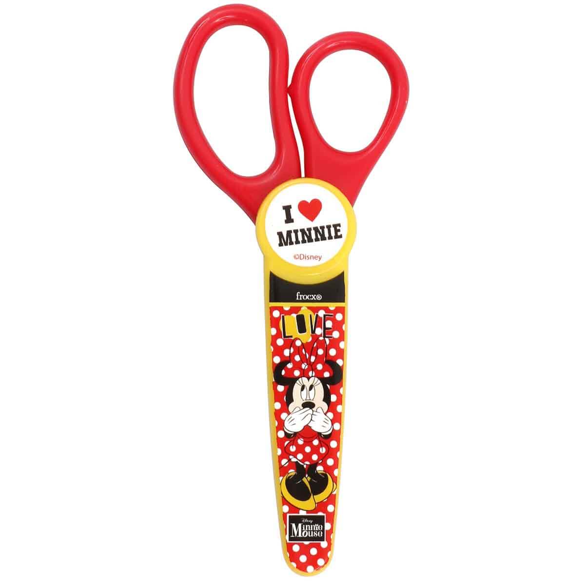 Minnie Mouse Koruma Kapaklı Küt Makas