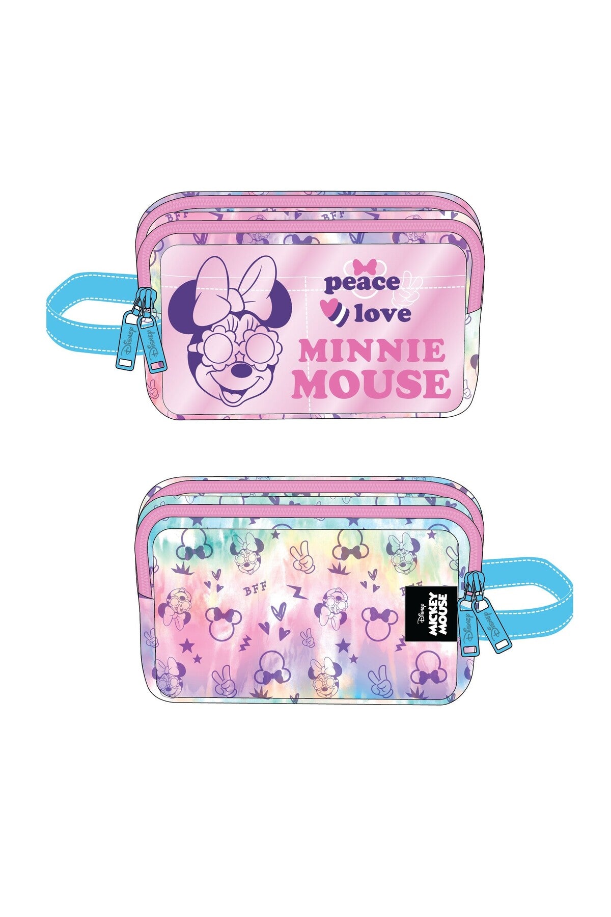 Minnie Mouse Peace Charm-Lx Kalem Çantası