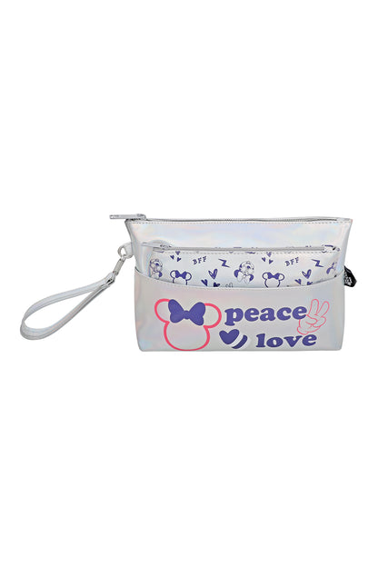 Minnie Mouse Peace Love El Çantası 2li