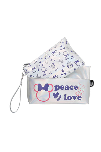 Minnie Mouse Peace Love El Çantası 2li
