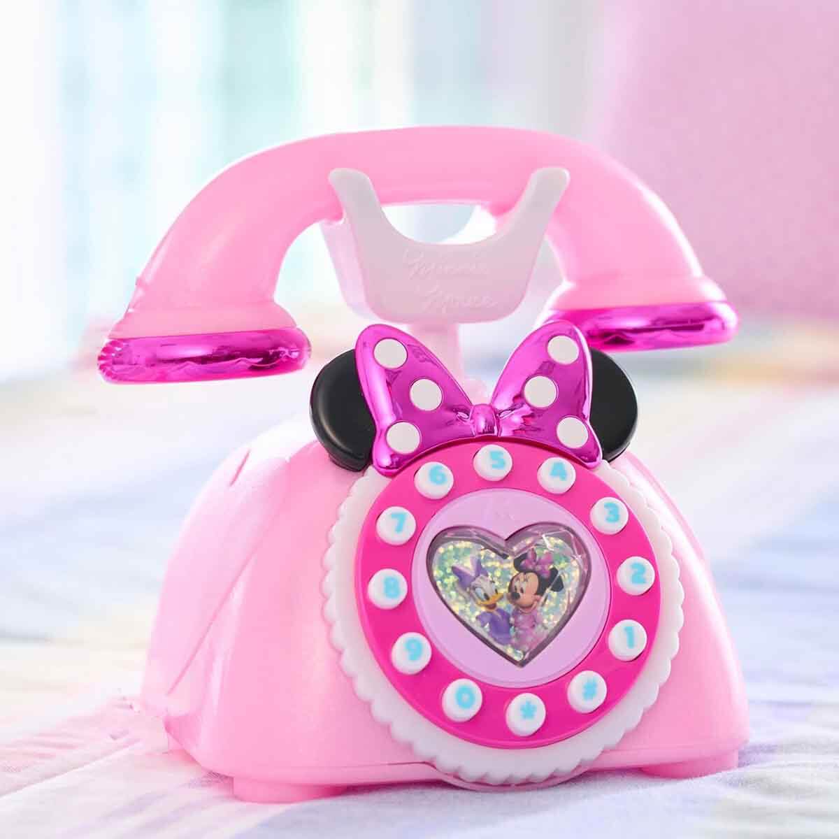 Minnie Mouse Retro Telefon Sesli ve Işıklı
