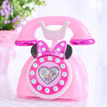 Minnie Mouse Retro Telefon Sesli ve Işıklı