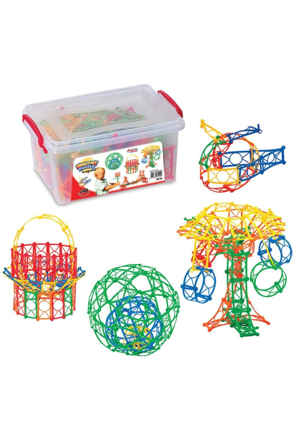 Minyatür Puzzle  Montaj ve İnşa Seti 240 Parça