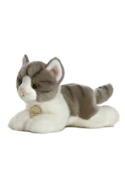 MiYoni grey Tabby Cat Peluş 20 cm