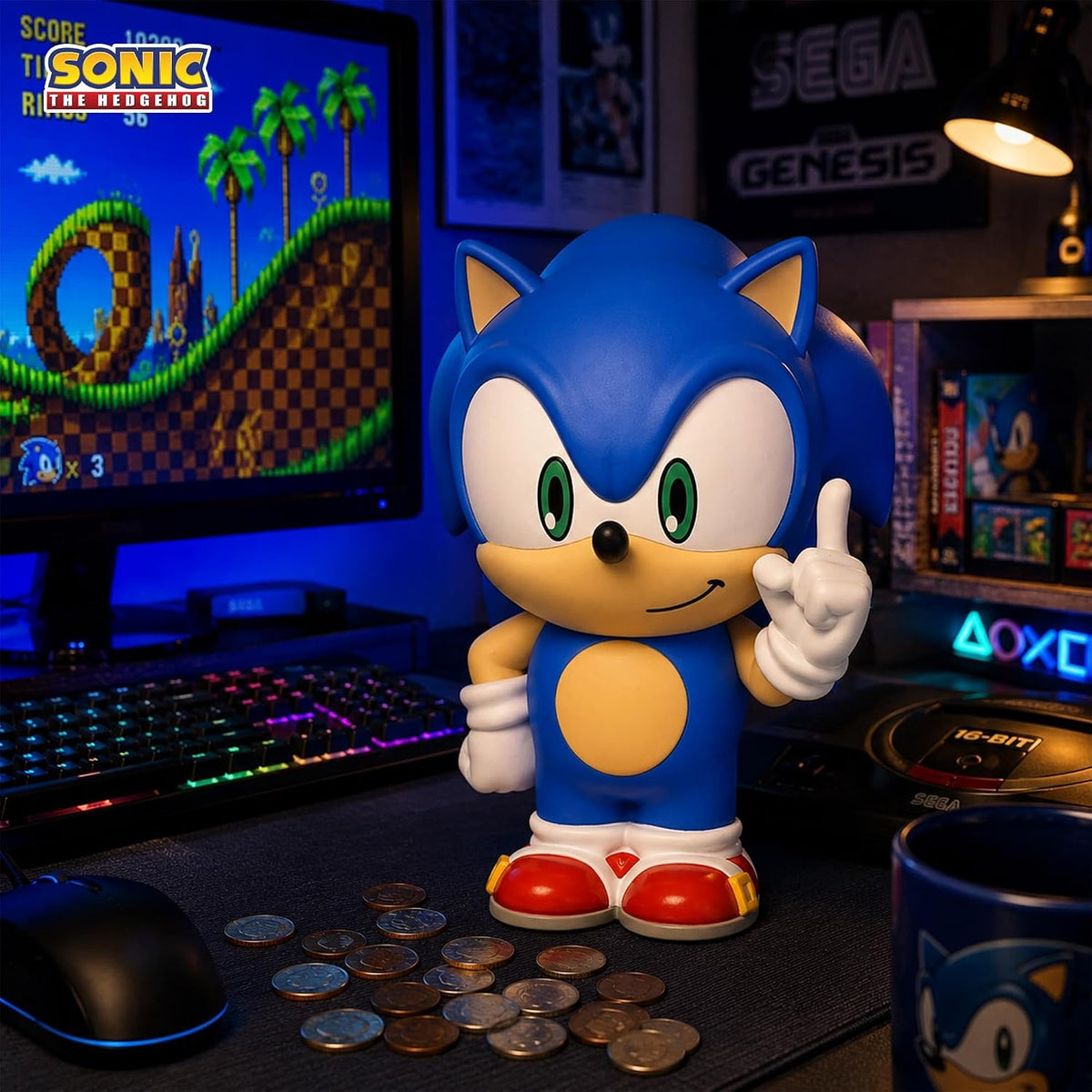 Monogram Sonic Figür Kumbara