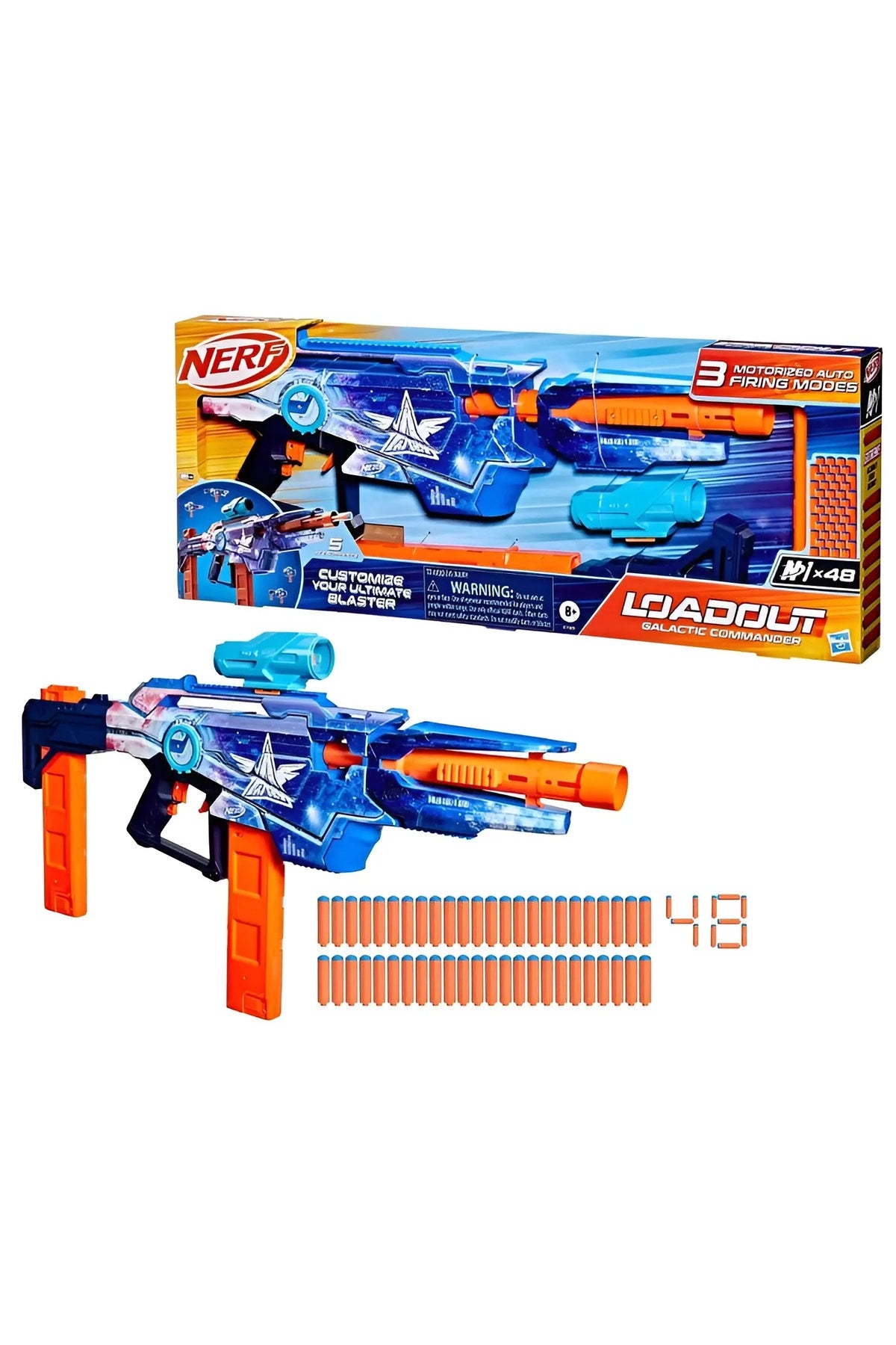 Nerf Loadout Galactıc Commander Motorlu Dart Atıcı