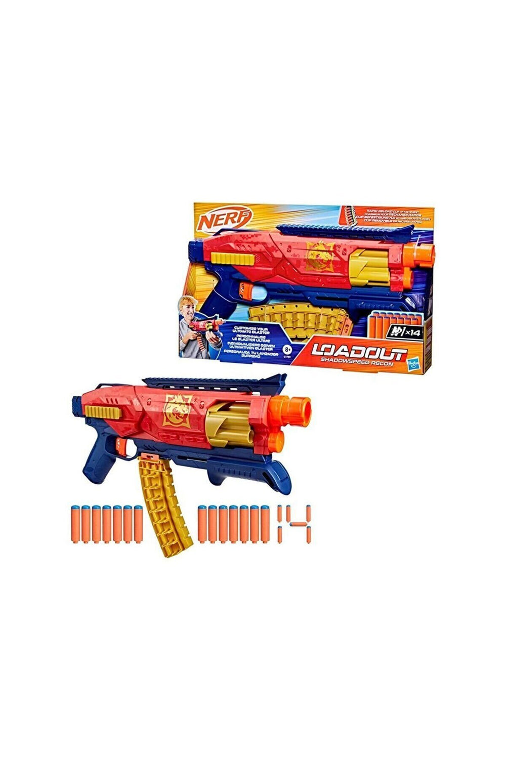 NERF Loadout Shadowspeed Recon Dart Atıcı