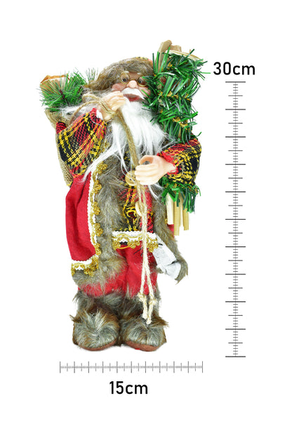Noel Baba Dekoratif Yılbaşı Süs Kırmızı 30 cm