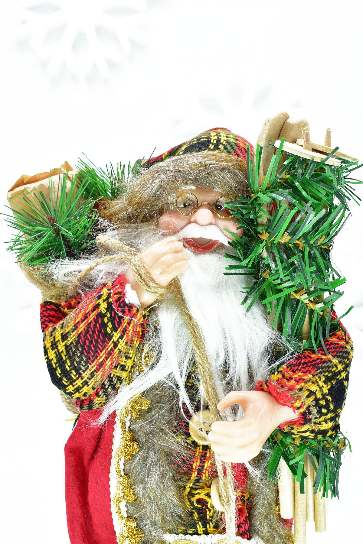 Noel Baba Dekoratif Yılbaşı Süs Kırmızı 30 cm