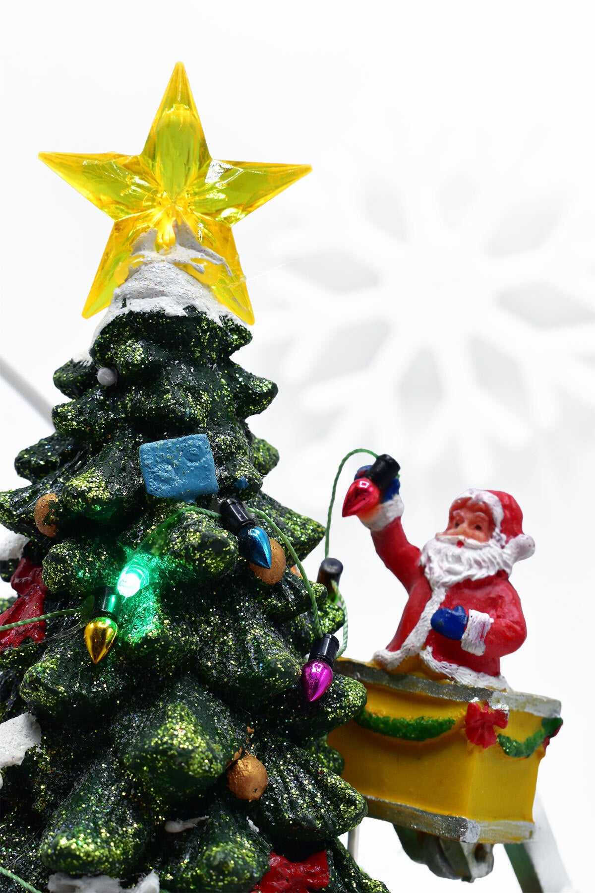 Noel Baba Vinçli Dekoratif Yılbaşı Süsü