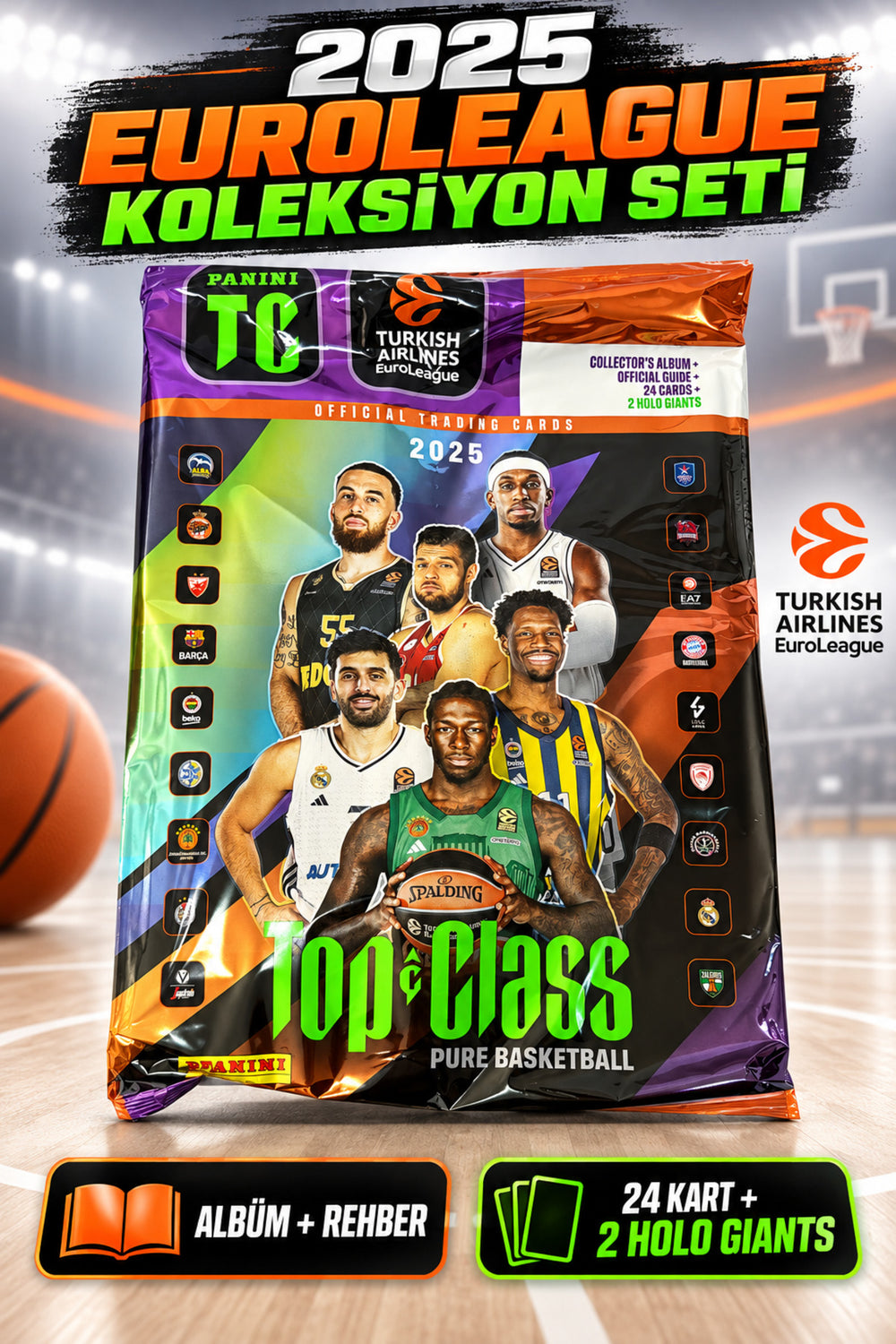 Panini Top Class Euroleague Başlangıç Paketi 2025