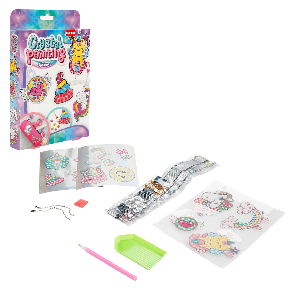 Paulinda Crystal Glue Unicorn Yapım Seti