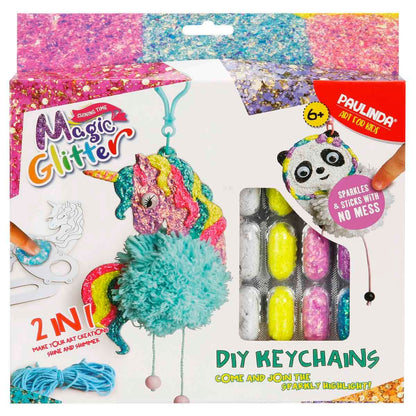 Paulinda Magic Glitter Anahtarlık Yapım Seti