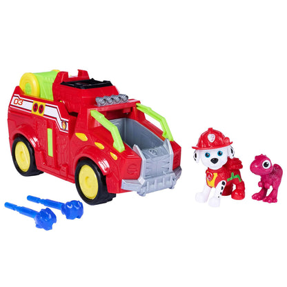 Paw Patrol Dino Movie Marshall ve İtfaiye Aracı