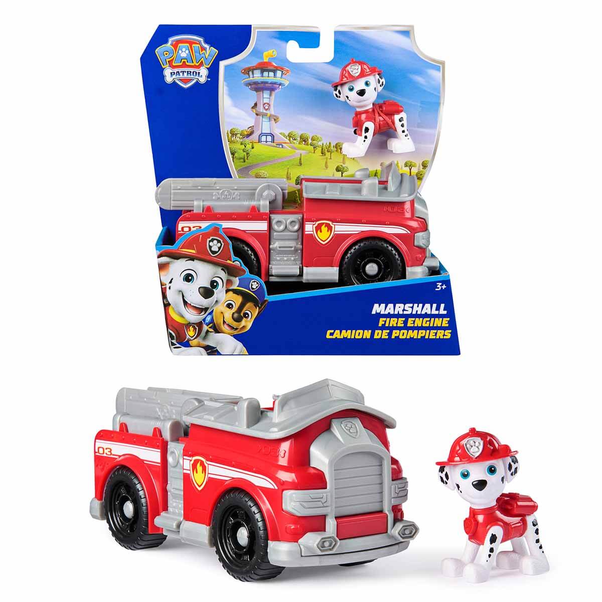 Paw Patrol Marshall ve İtfaiye Aracı 17 cm