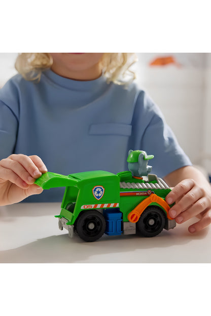 PAW Patrol Rocky Figürü ve Geri Dönüşüm Kamyonu