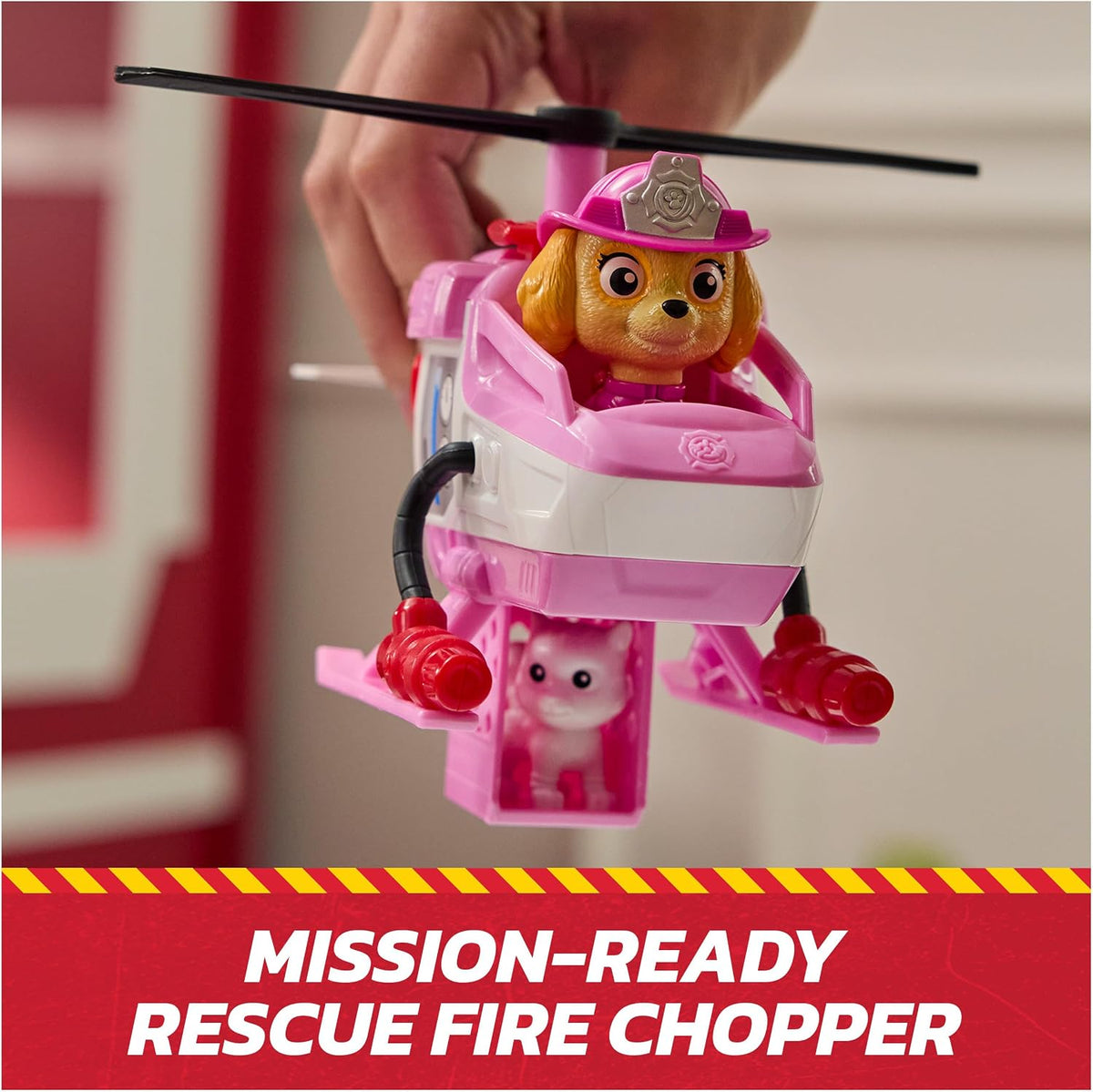 Paw Patrol Skye Figürü ve  İtfaiye Helikopteri