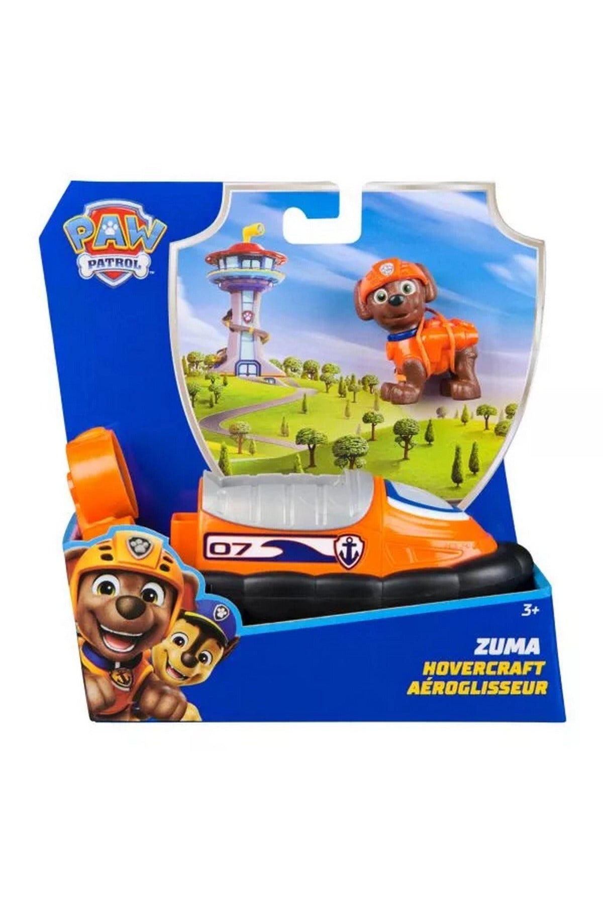 PAW Patrol Zuma Figürü ve Hava Yastıklı Teknesi