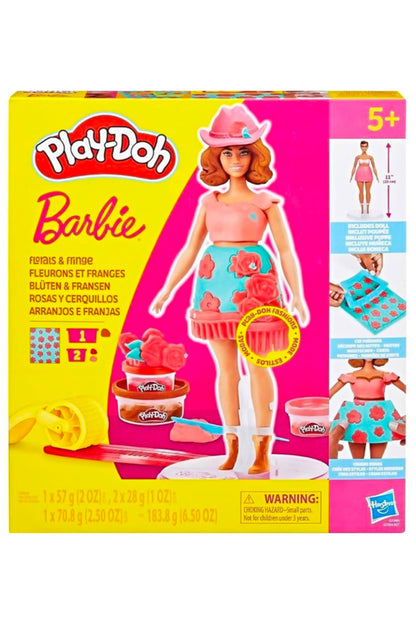 Play Doh Barbie Florals & Fringe Oyun Hamuru Seti
