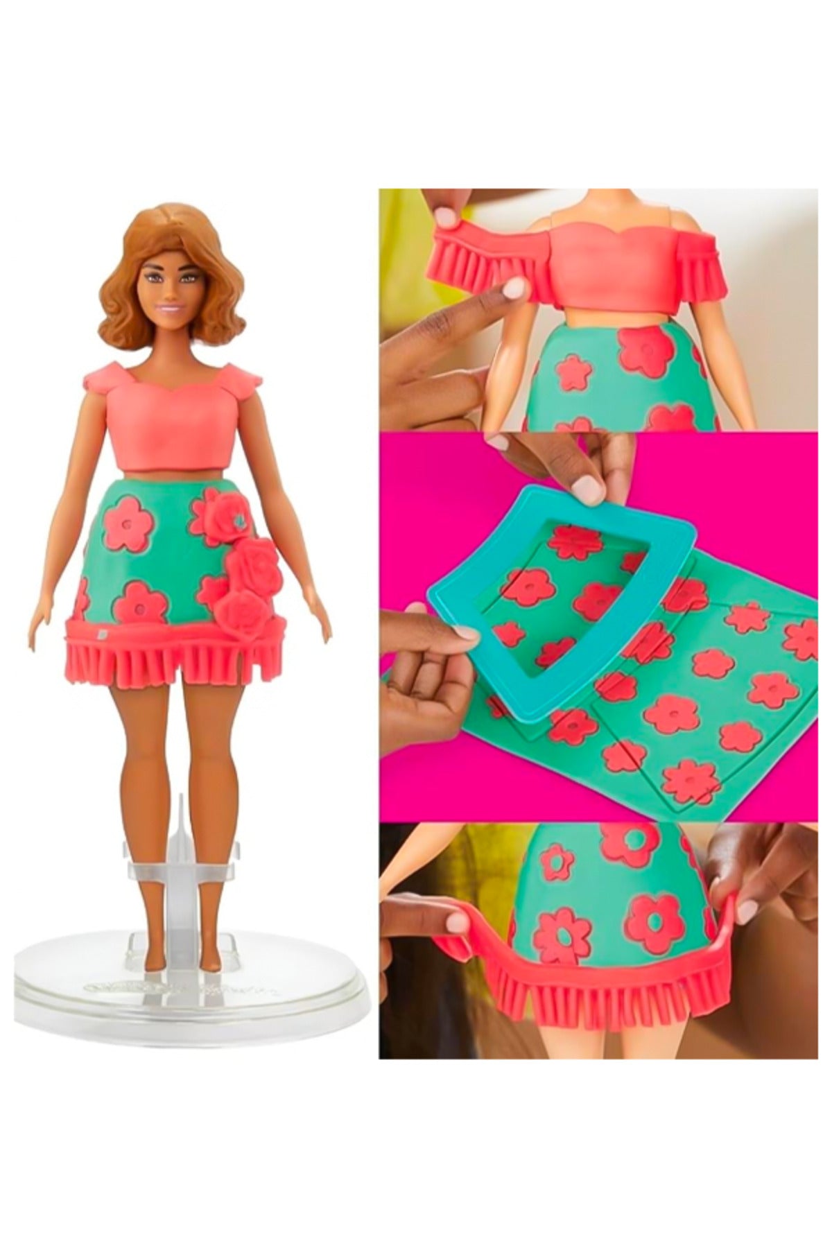 Play Doh Barbie Florals & Fringe Oyun Hamuru Seti
