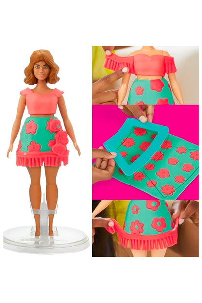 Play Doh Barbie Florals & Fringe Oyun Hamuru Seti