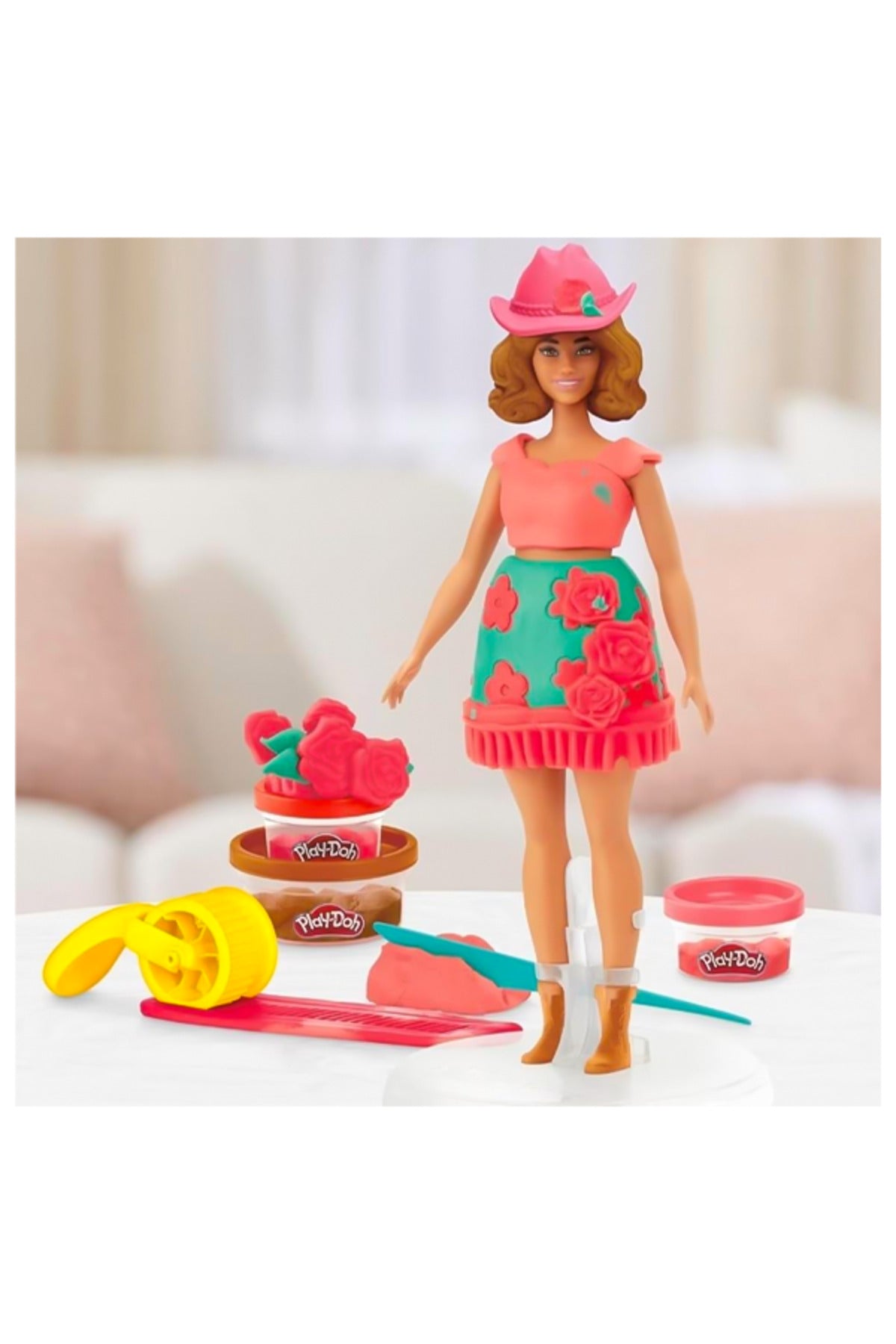 Play Doh Barbie Florals & Fringe Oyun Hamuru Seti