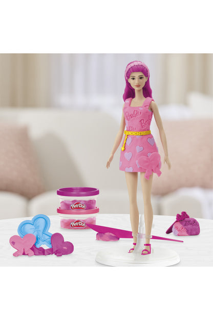 Play Doh Barbie Hearts and Hair Oyun Hamuru Seti
