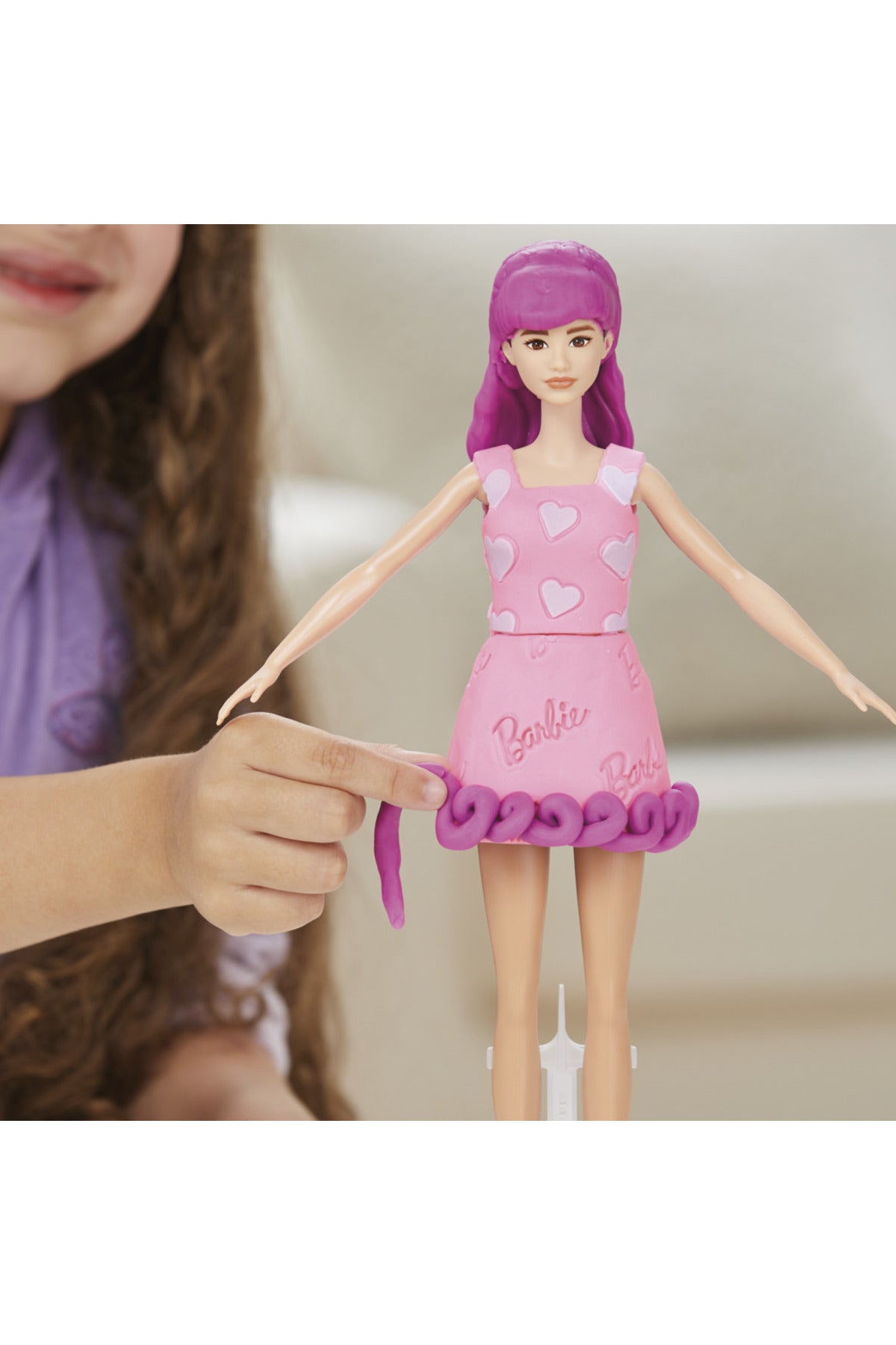Play Doh Barbie Hearts and Hair Oyun Hamuru Seti
