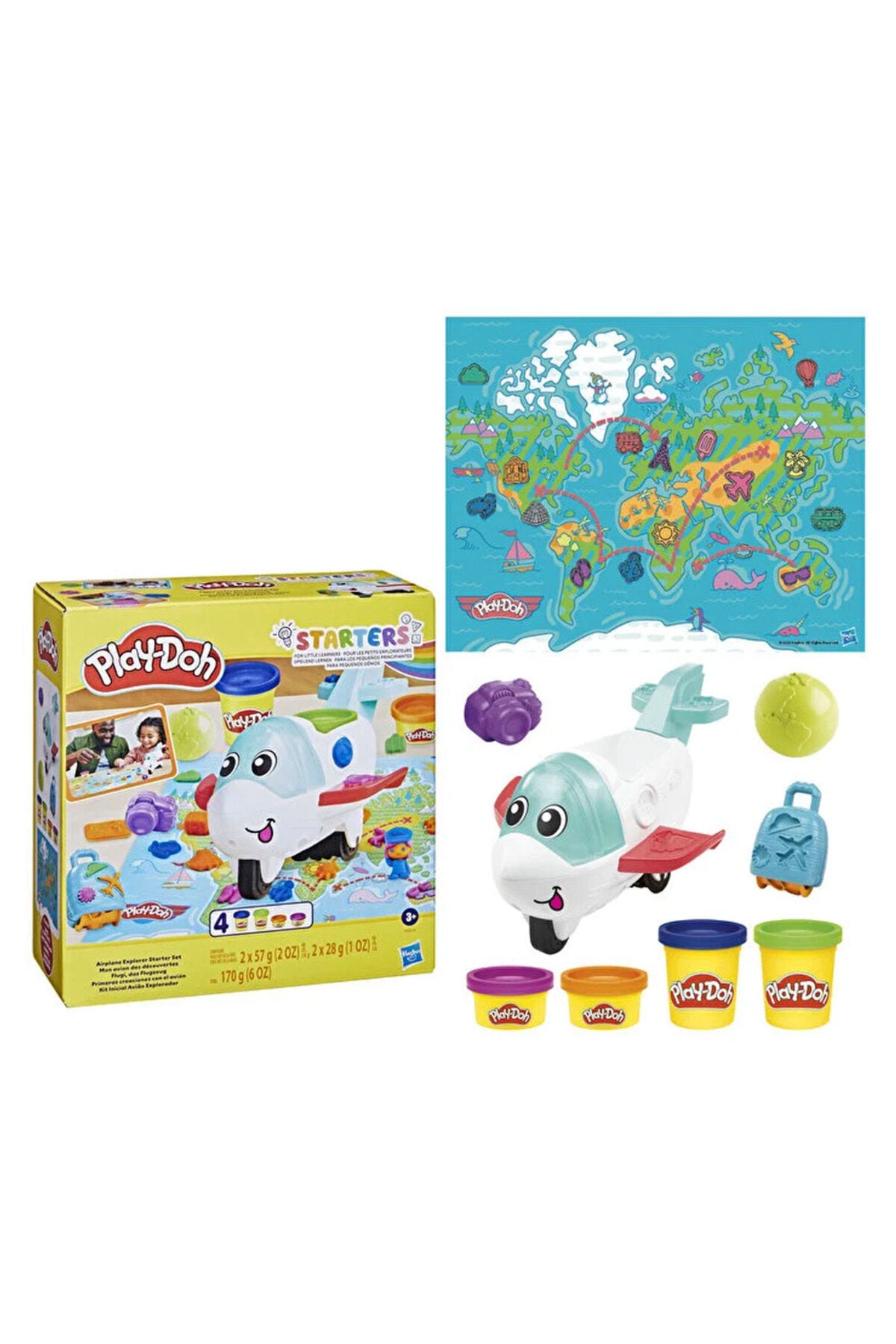 Play Doh Eğlenceli Uçak Başlangıç Seti