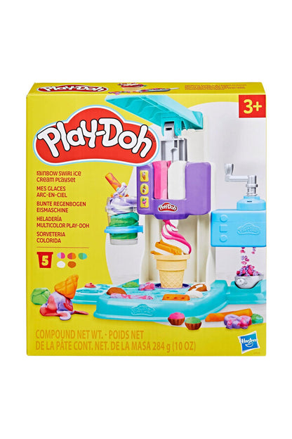Play-Doh Gökkuşağı Dondurma Fabrikası Oyun Seti