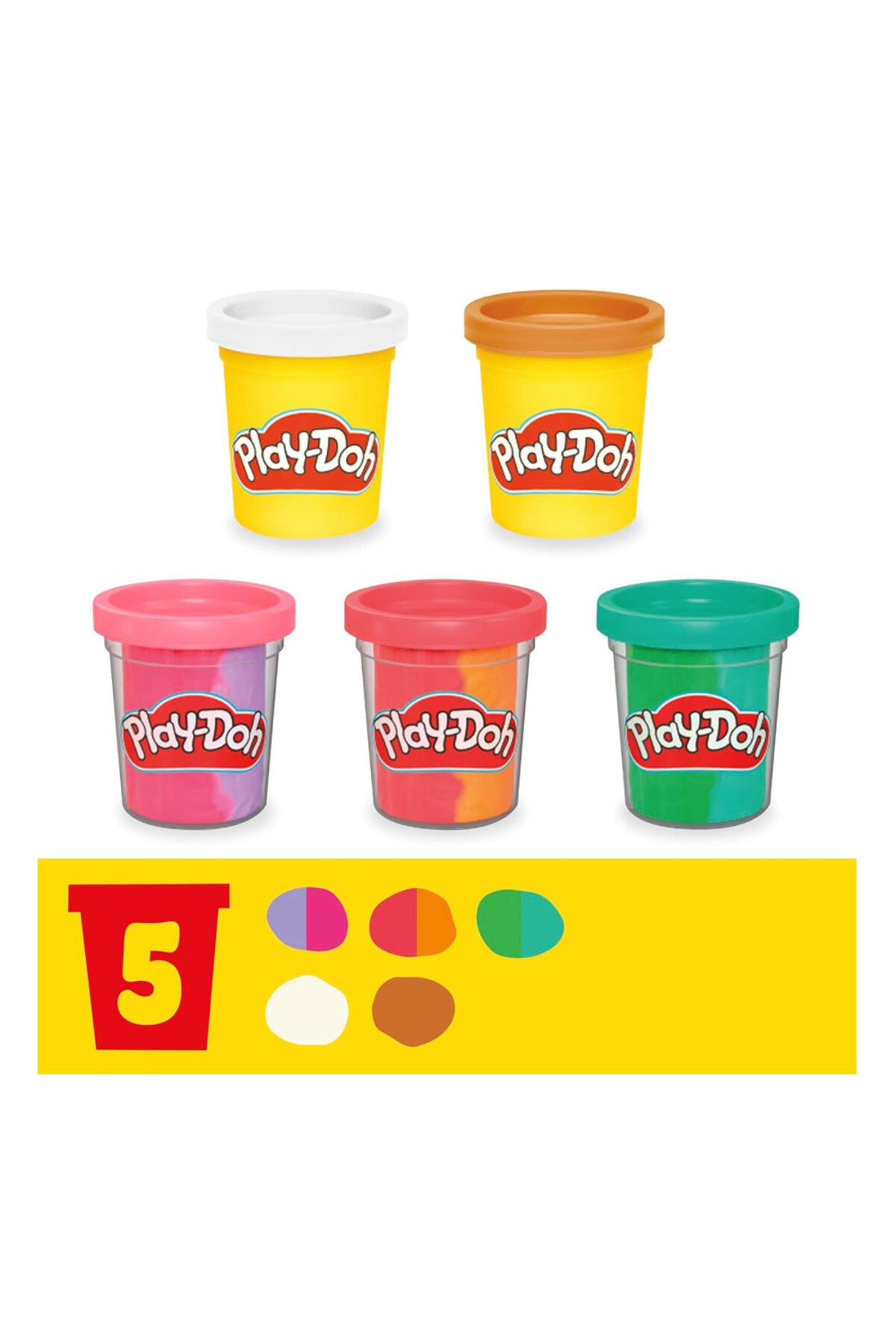 Play-Doh Gökkuşağı Dondurma Fabrikası Oyun Seti