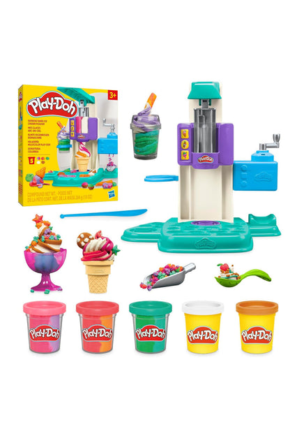 Play-Doh Gökkuşağı Dondurma Fabrikası Oyun Seti