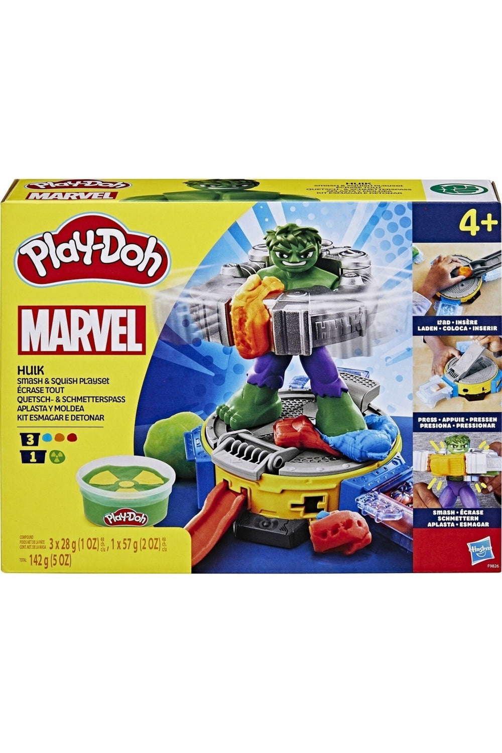 Play Doh Hulk Smash and Squish Oyun Seti