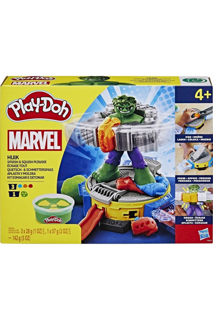Play Doh Hulk Smash and Squish Oyun Seti
