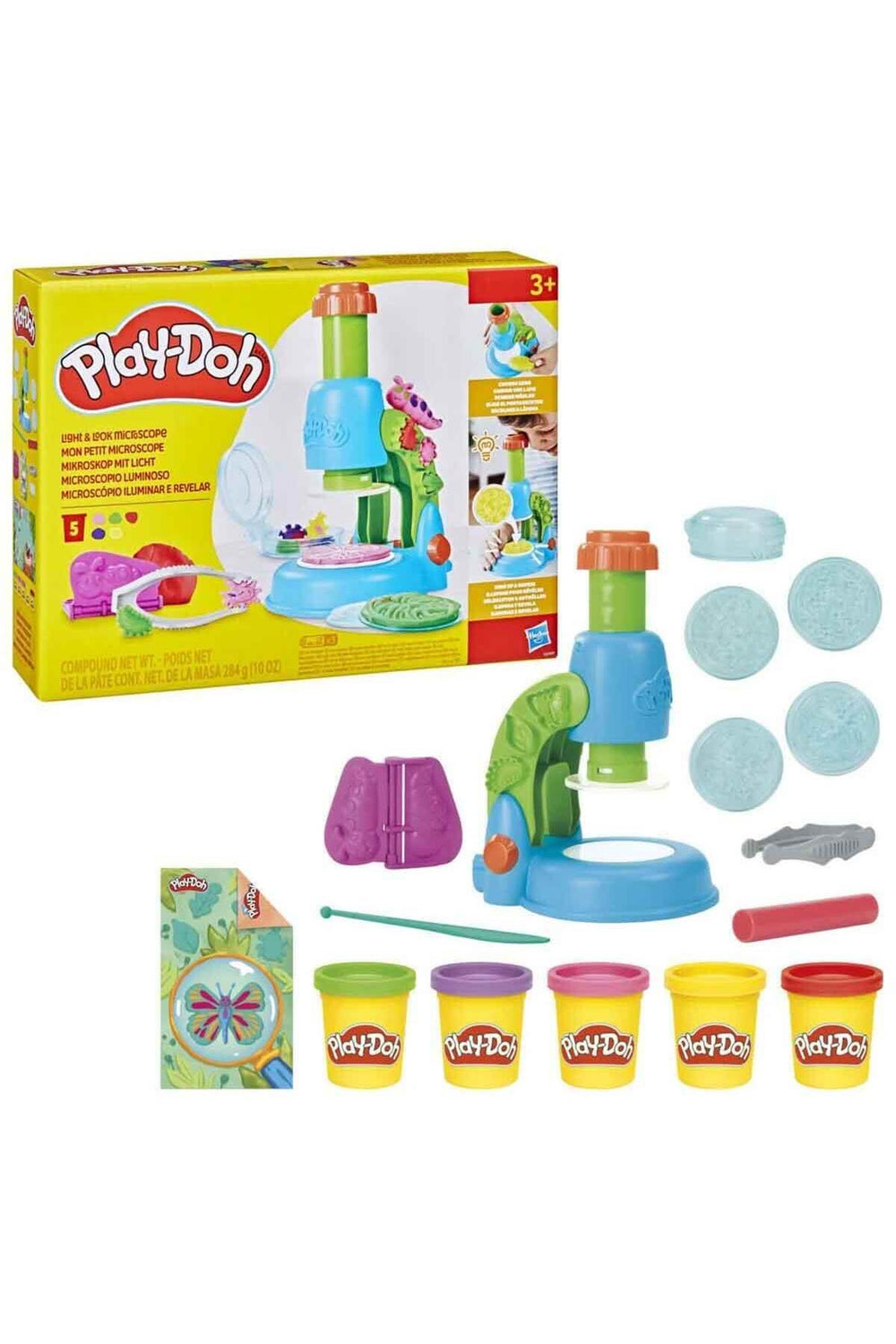 Play Doh Işıklı Mikroskop Oyun Hamuru Seti