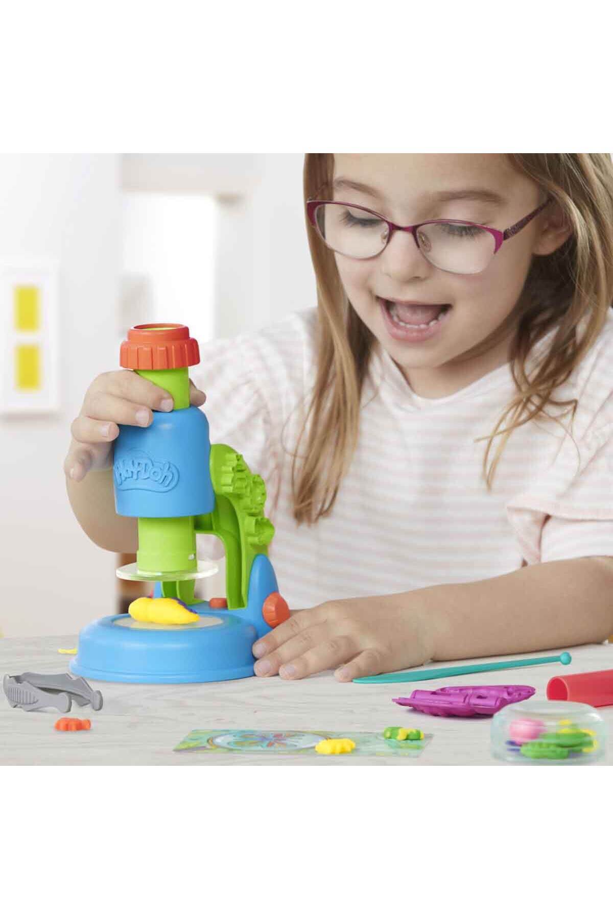 Play Doh Işıklı Mikroskop Oyun Hamuru Seti
