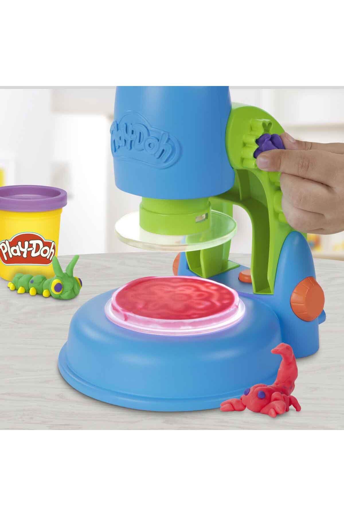 Play Doh Işıklı Mikroskop Oyun Hamuru Seti