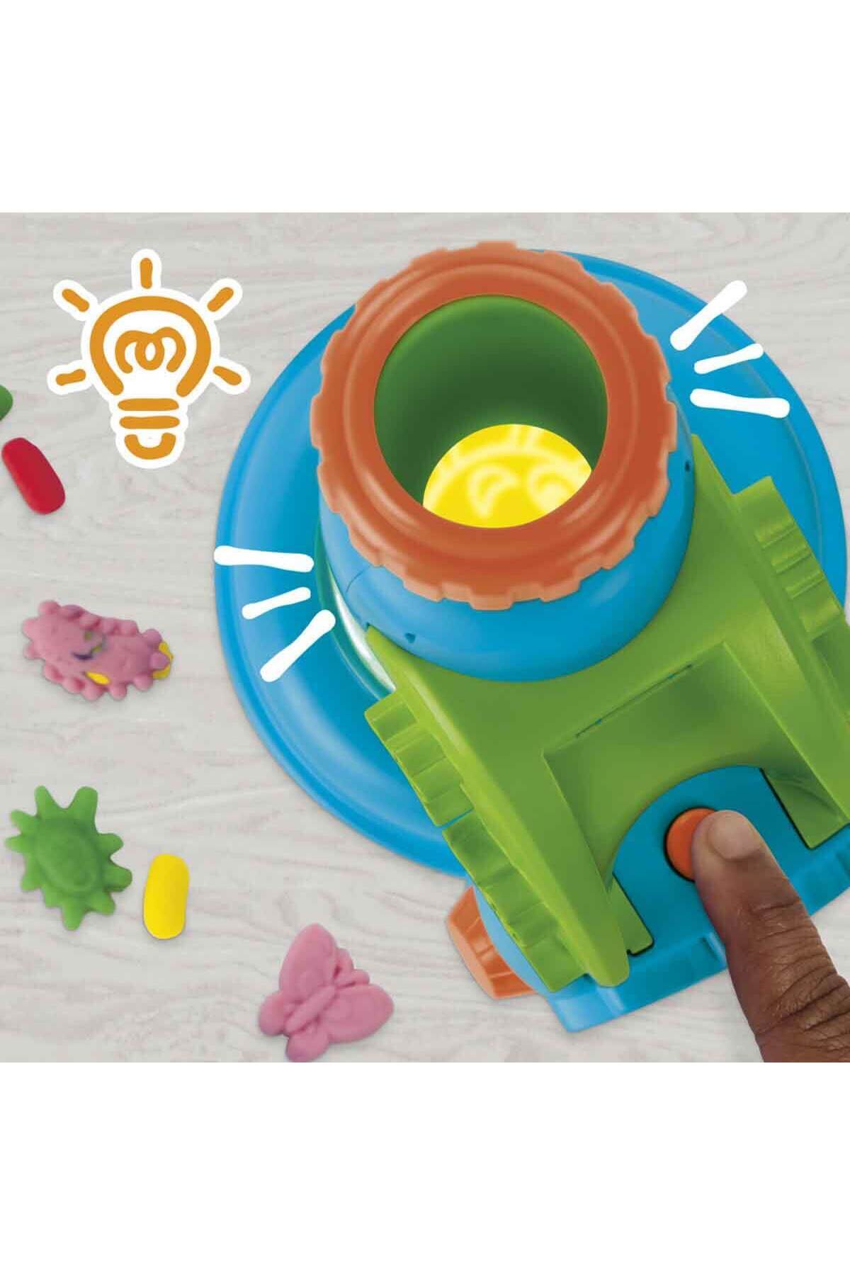 Play Doh Işıklı Mikroskop Oyun Hamuru Seti