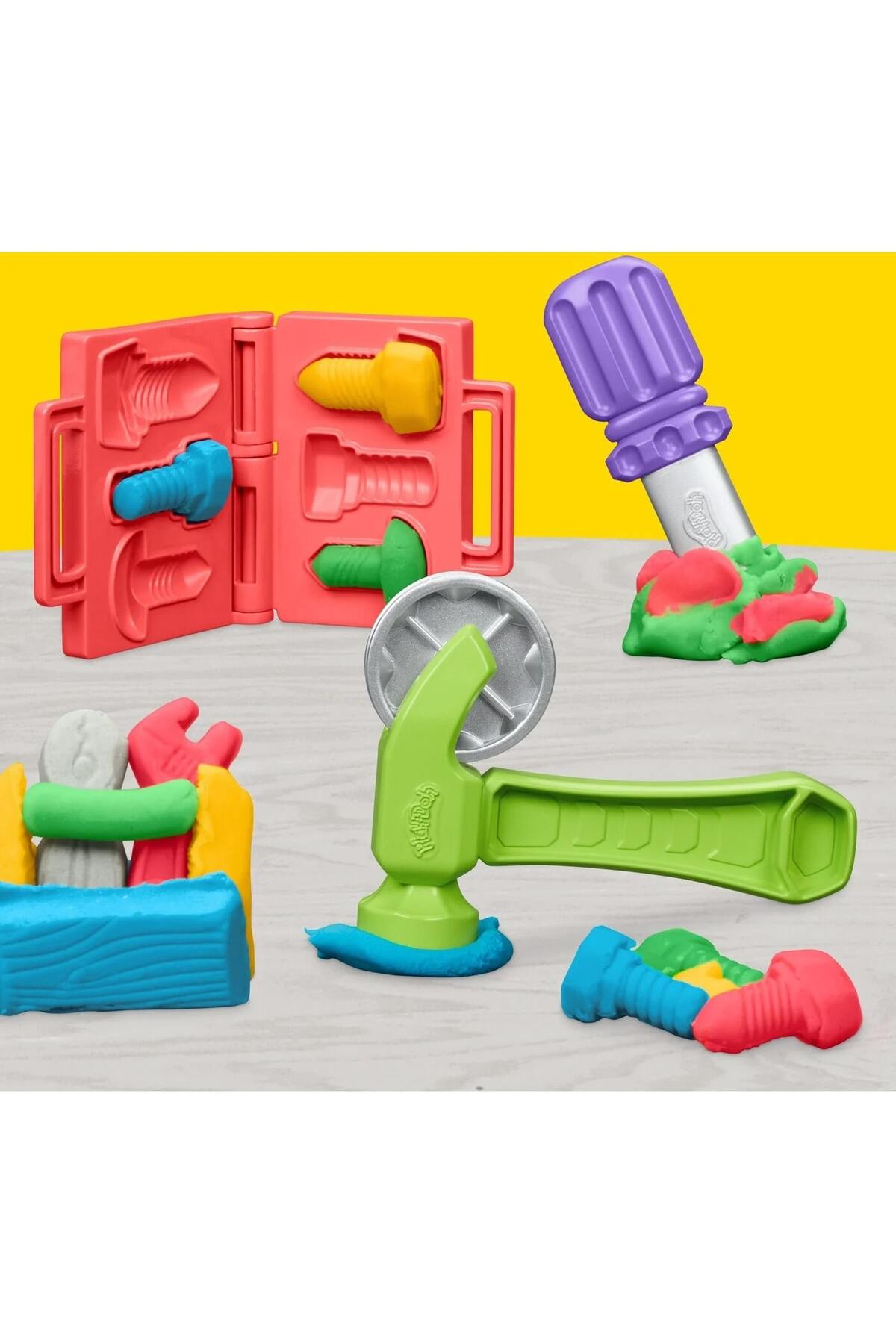 Play Doh Renkli El Aletleri Tezgahı Oyun Seti