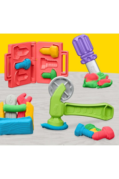Play Doh Renkli El Aletleri Tezgahı Oyun Seti