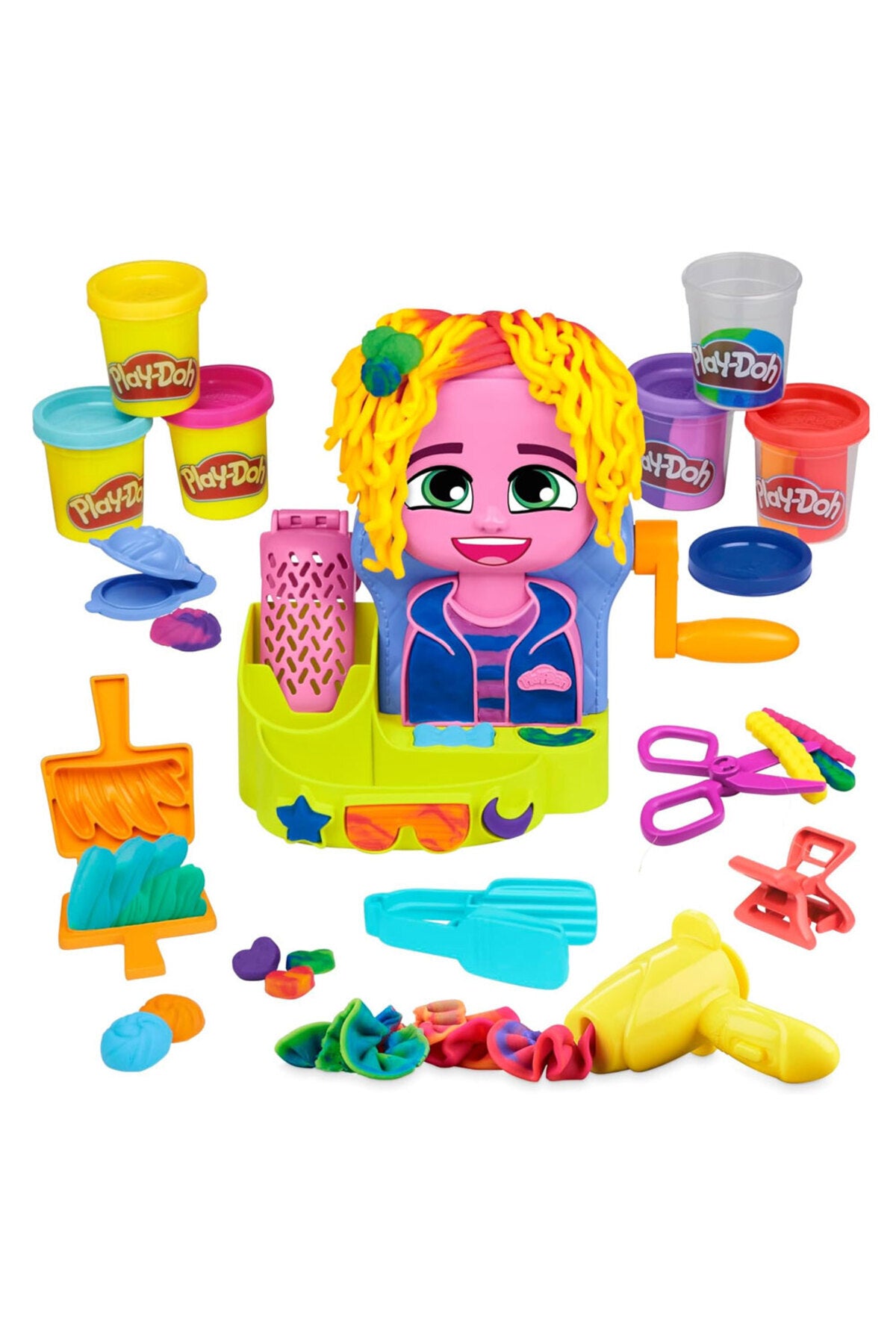 Play Doh Renkli Kuaför Salonu Oyun Hamuru Seti