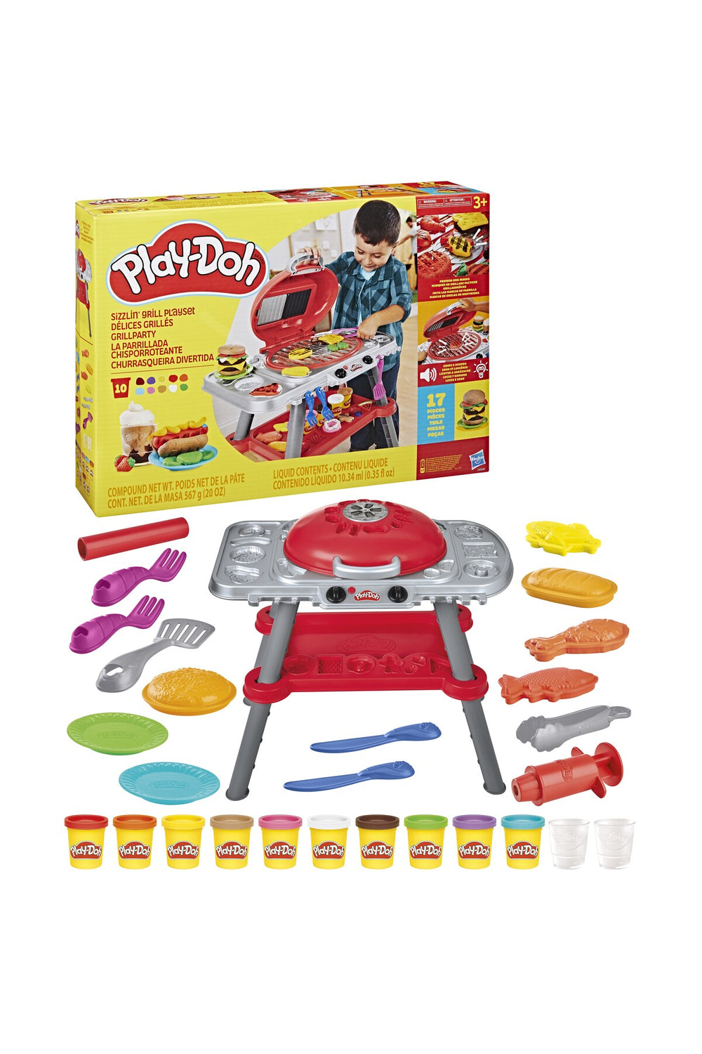 Play Doh Sizzlin Grill Oyun Hamuru Seti