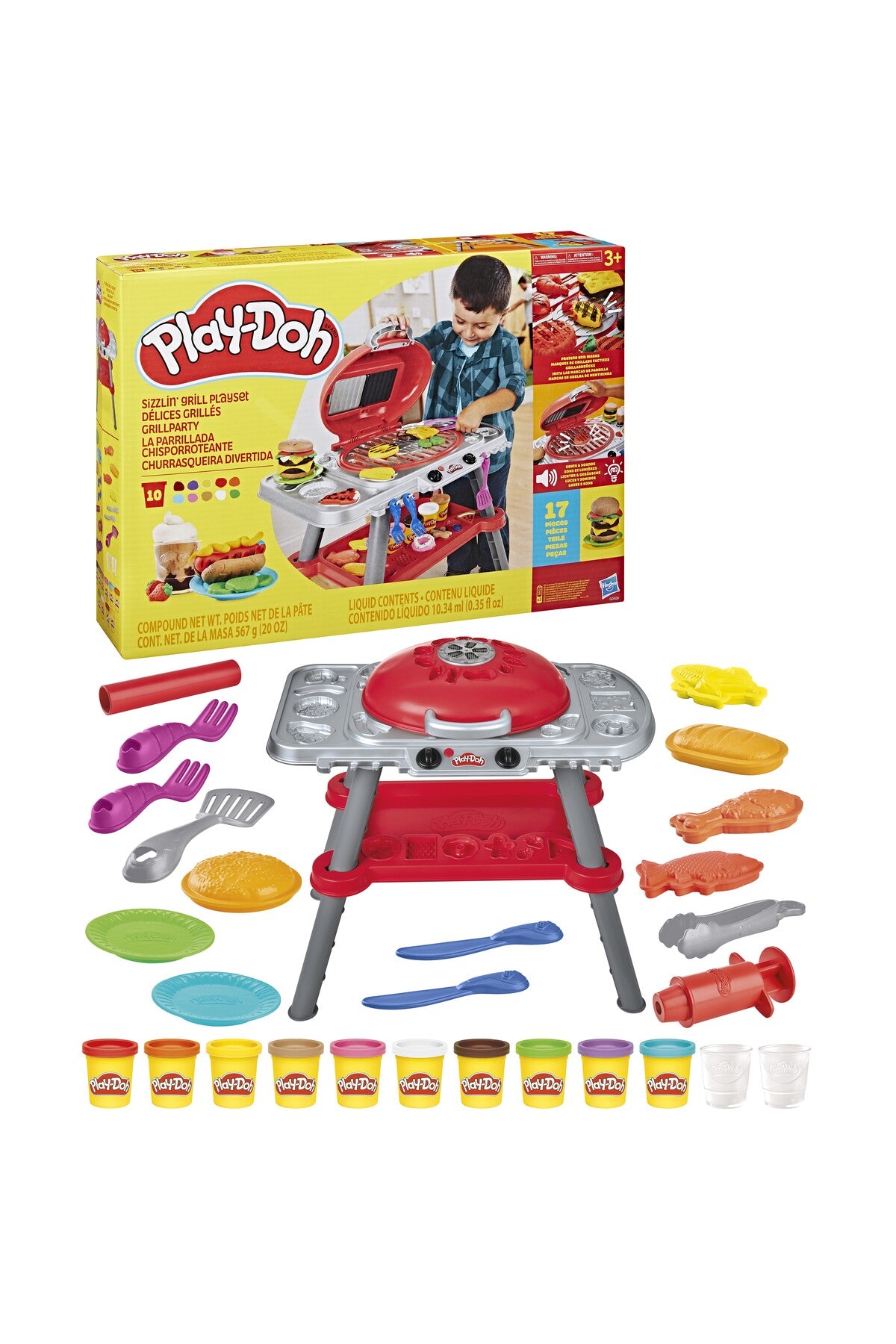 Play Doh Sizzlin Grill Oyun Hamuru Seti