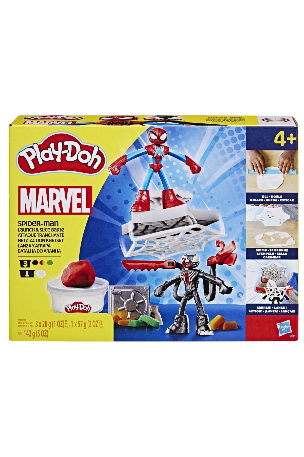 Play Doh Spiderman Slice Battle Oyun Hamuru Seti