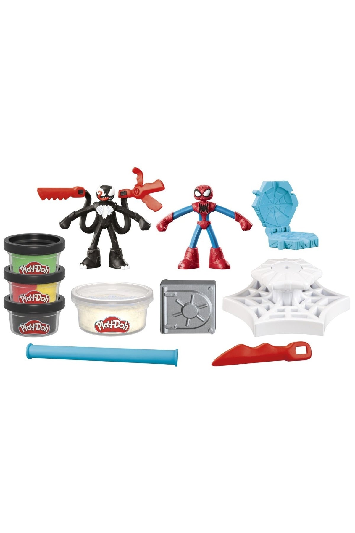 Play Doh Spiderman Slice Battle Oyun Hamuru Seti
