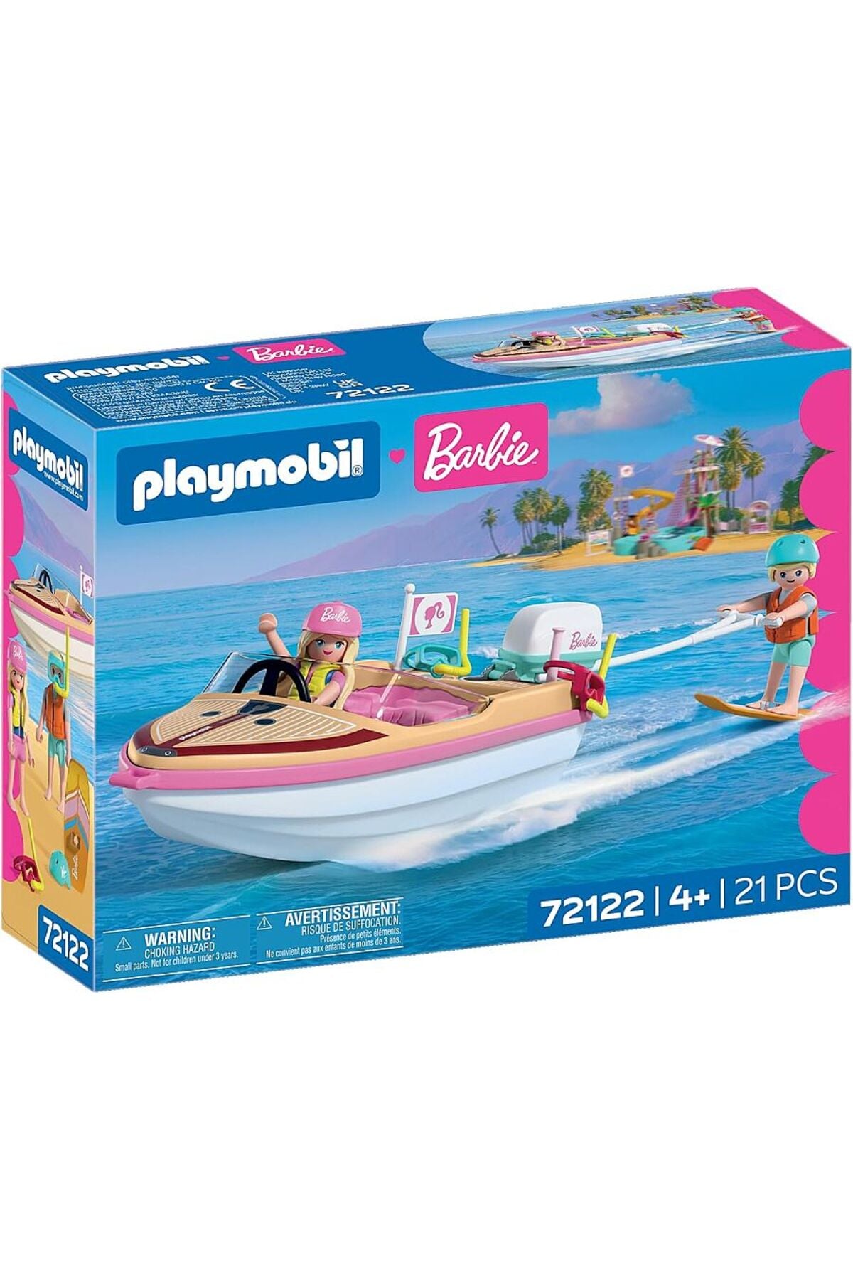 Playmobil Barbie Sürat Teknesi Macerası Seti