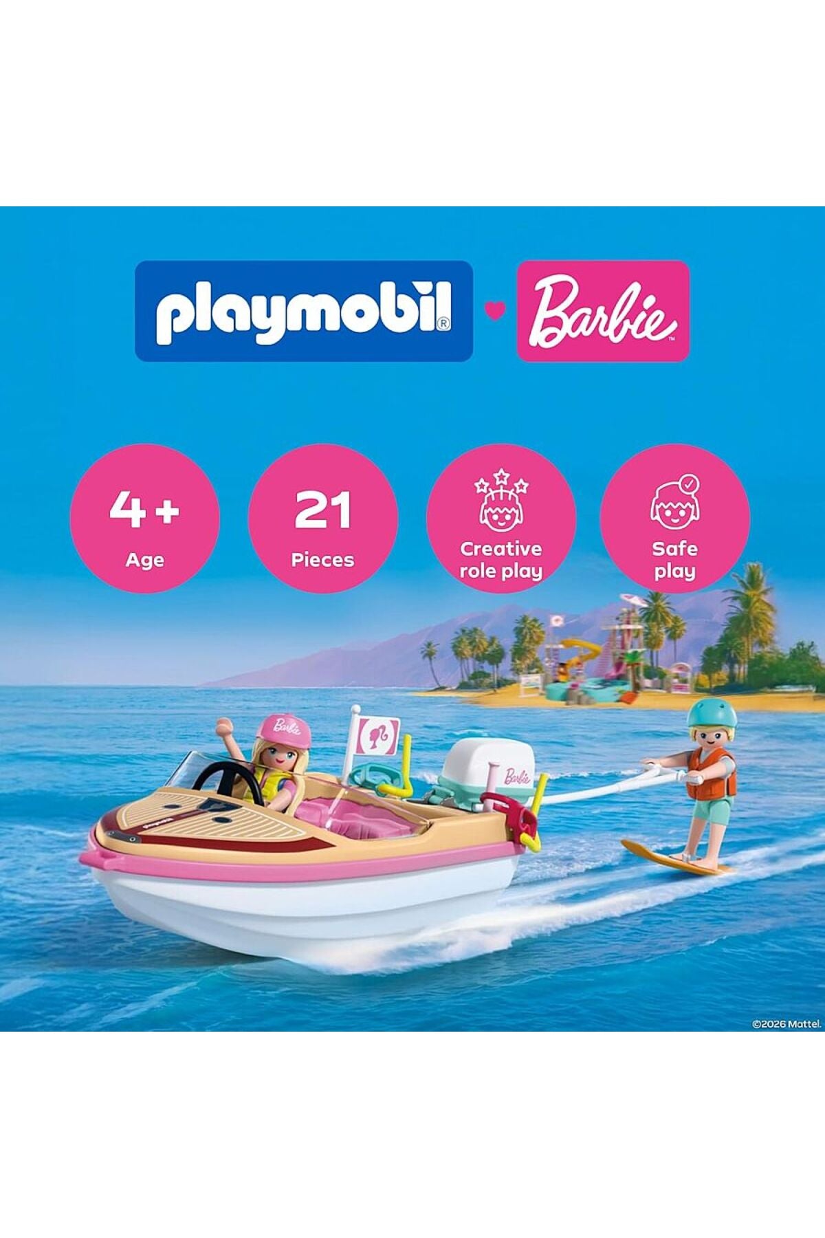 Playmobil Barbie Sürat Teknesi Macerası Seti