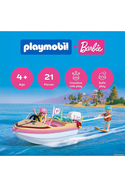 Playmobil Barbie Sürat Teknesi Macerası Seti